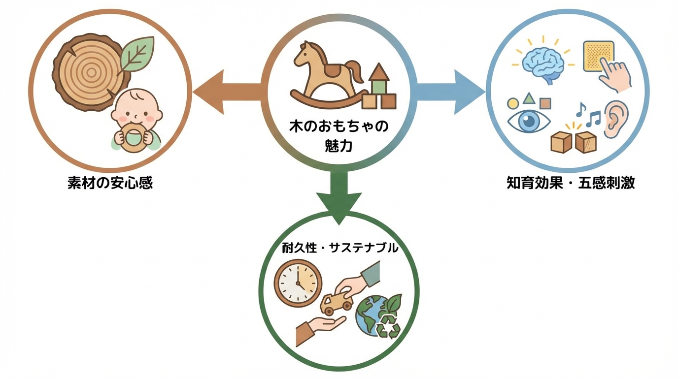 出産祝いに木のおもちゃが選ばれる理由