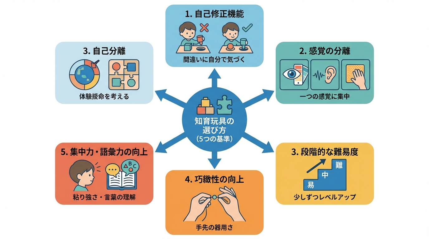 お受験対策に効く知育玩具の選び方──五つの判断基準