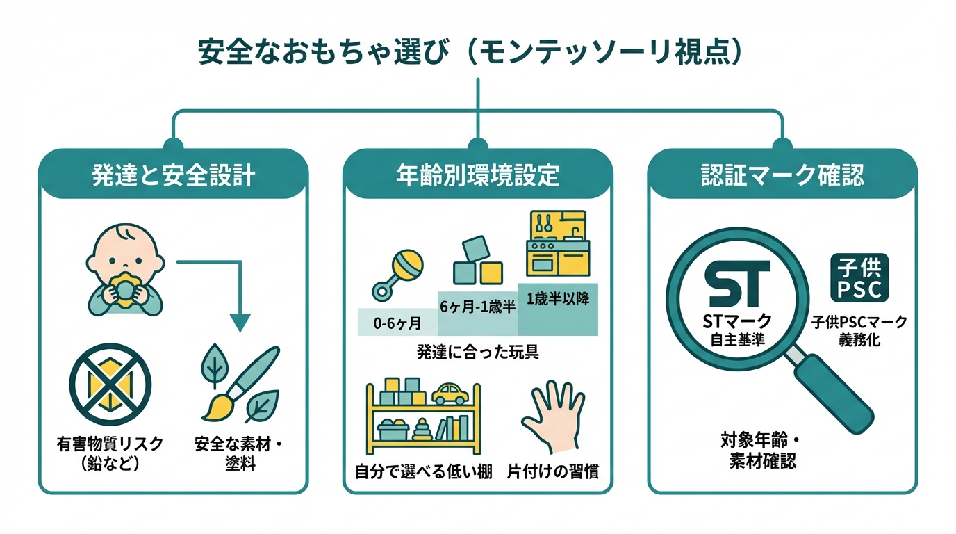 モンテッソーリ視点の安全と選び方