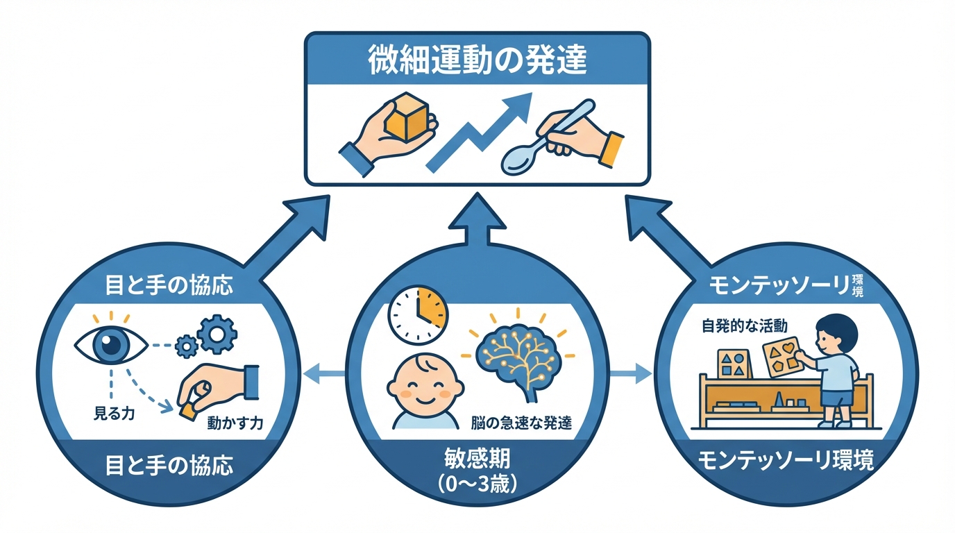 微細運動と乳幼児期の位置づけ