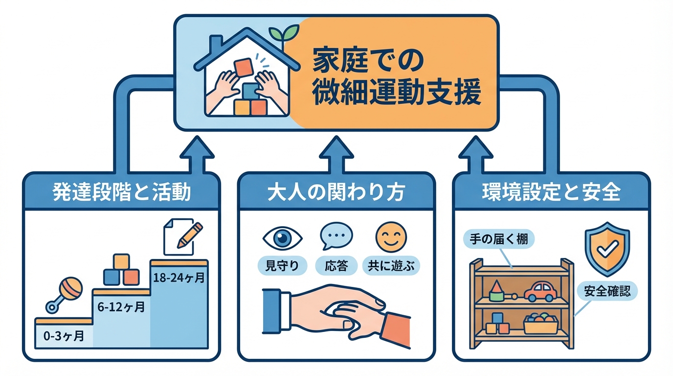 家庭でできる微細運動の育て方