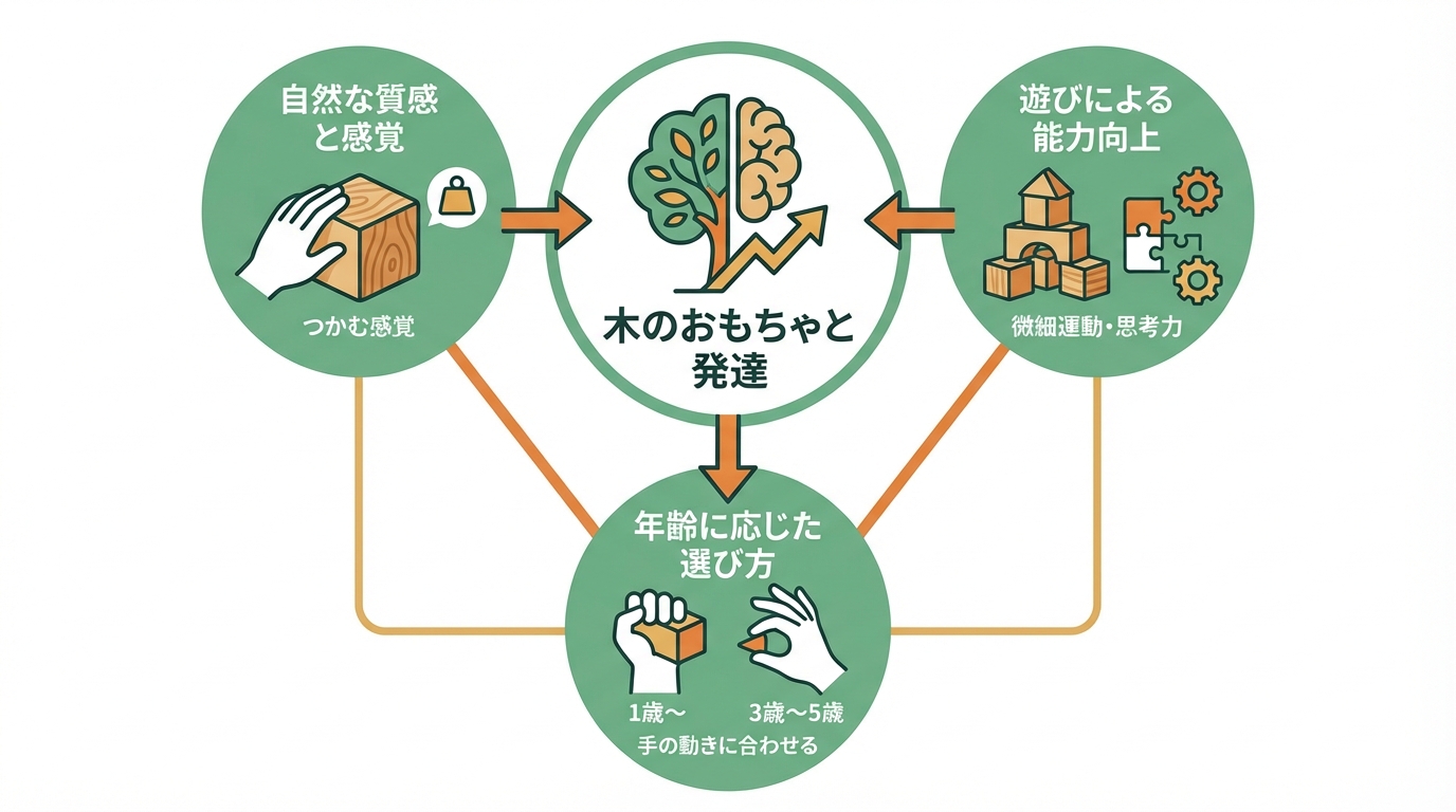 木のおもちゃが役立つ理由と選び方