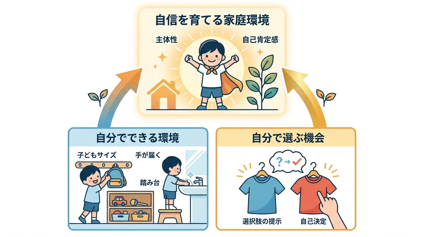 自信を育てる家庭環境のつくり方