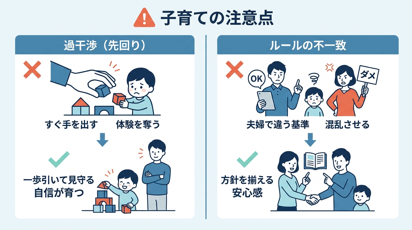 やりがちな失敗と注意点